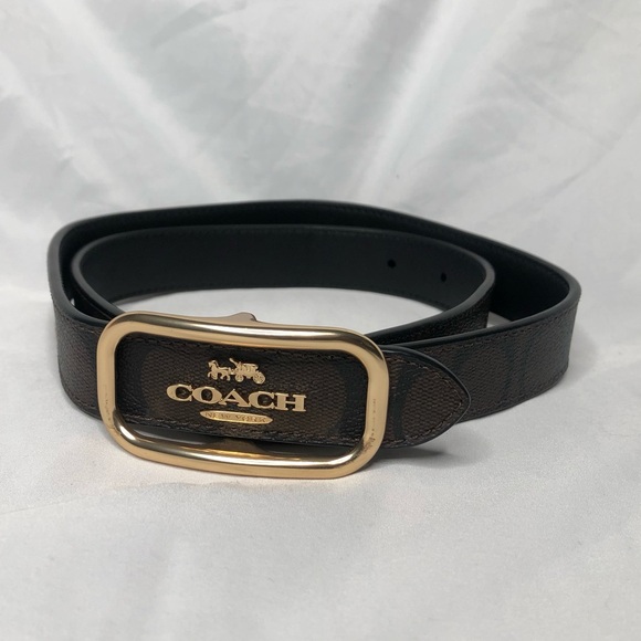 Coach New York Leather Belt— VERY NICE —33.5in Length - Picture 6 of 12